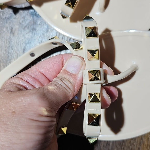 Steven New York Women's Sandals with Gold Studs - Picture 3 of 8